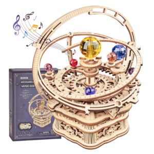 3D Puzzles for Adults-Starry Night Music Box Kit-Wooden Puzzles Science Gifts for Adults-Gifts for Teenage Boys Girls