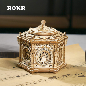3D Wooden Puzzles for Adults Mechanical Music Box-Starr