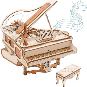3D Wooden Puzzles for Adults 223pcs Piano Model Kit 1:2