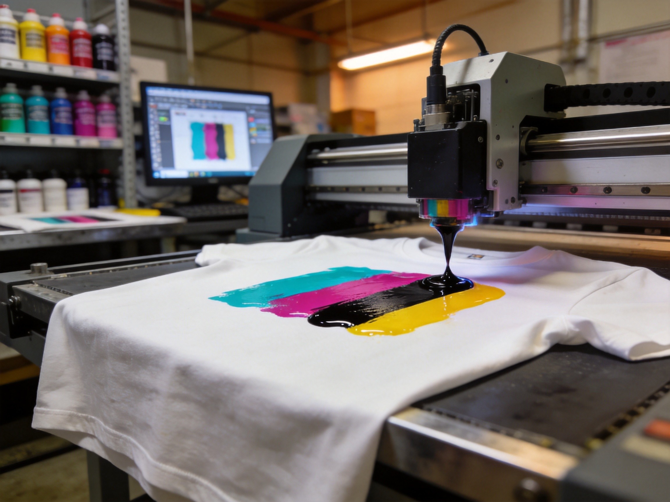 DTG printing quality on DIYLO custom tee