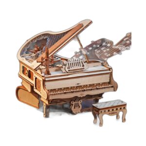 DIY Magic Piano Music Box - 3D Wooden Puzzle for Adults white background product image