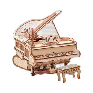 Magic Piano Music Box - 3D Wooden Puzzle Kit white background product image