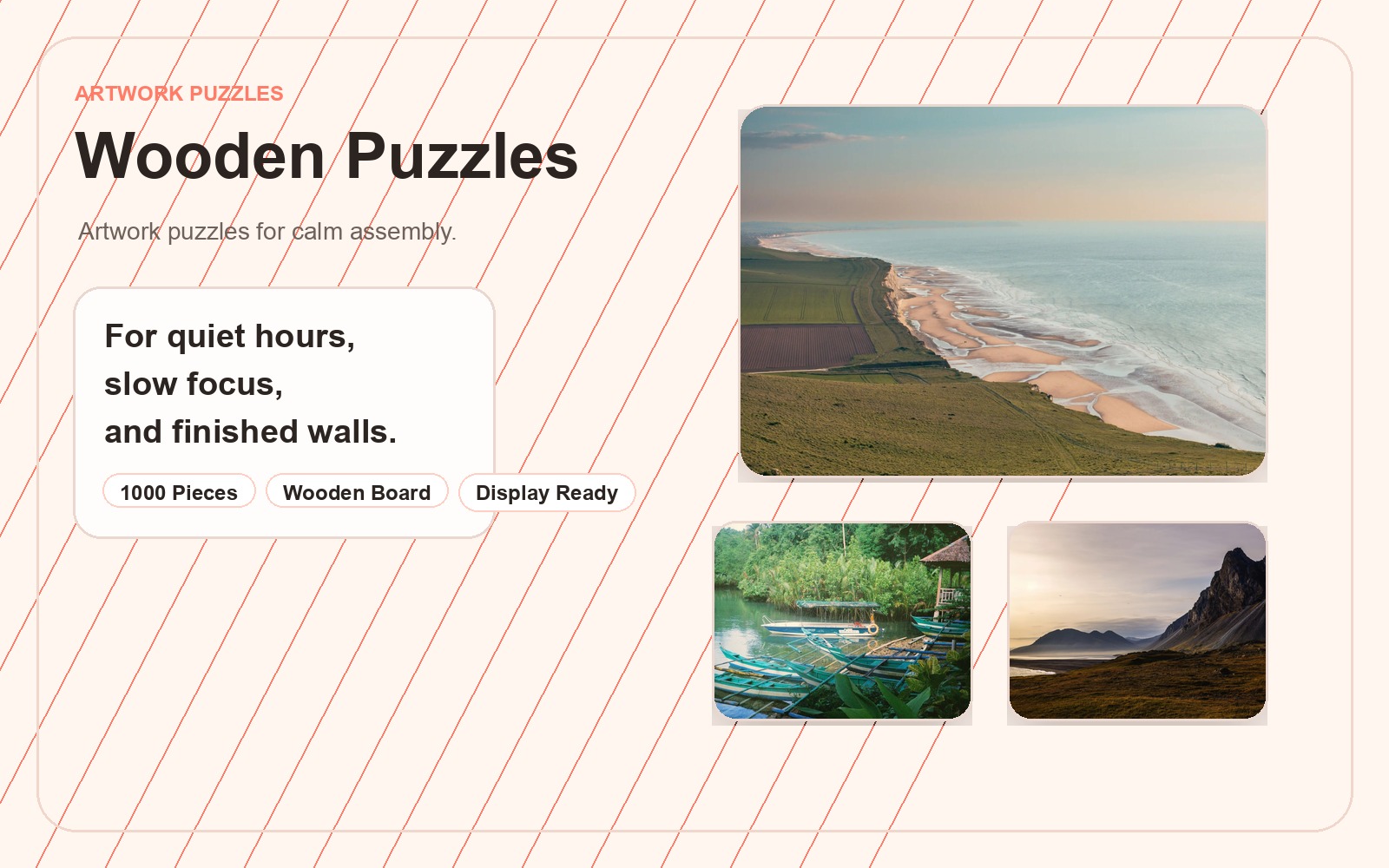 Wooden Puzzles - DIYLO category banner