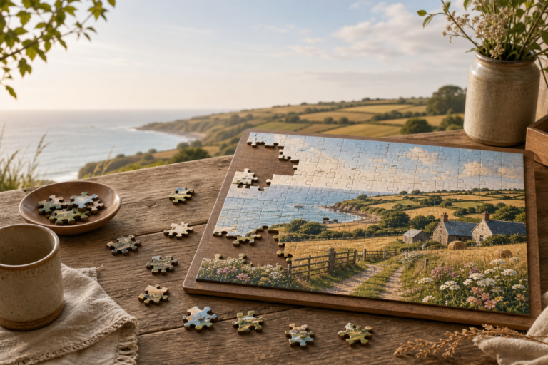 Coastal Farmland Wooden Jigsaw Puzzle Review: Materials, Assembly Tips, and Display Ideas for Wooden Puzzle Enthusiasts