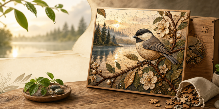 Morning Dew Wooden Jigsaw Puzzle Review: Eco-Friendly 1000-Piece Wooden Puzzle Features, Assembly Tips & Display Ideas