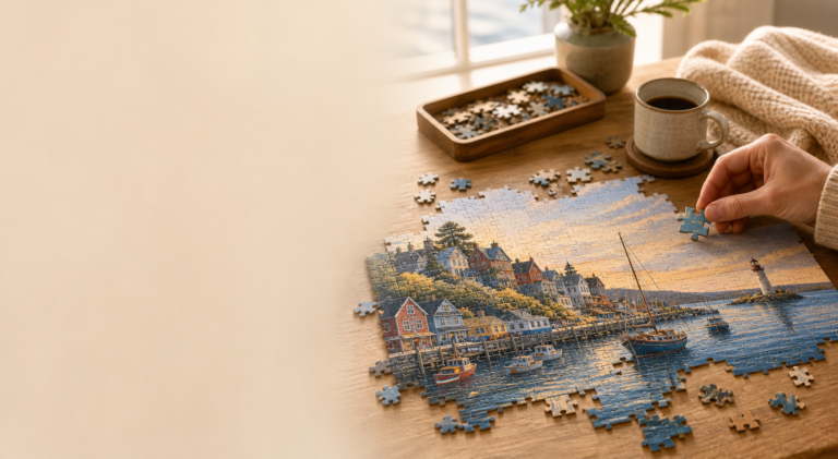 Creative Wooden Puzzles for Adults: Benefits, Features, and How the Harbor Town Wooden Jigsaw Puzzle Fits