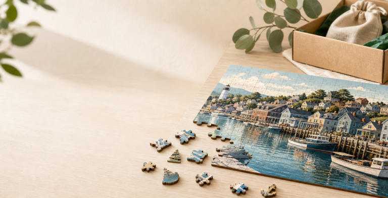 Harbor Town Wooden Jigsaw Puzzle: Eco-Friendly Materials, Assembly Tips and Display Guide